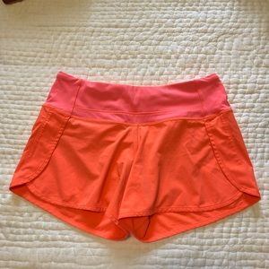lululemon speed up 4 inch shorts